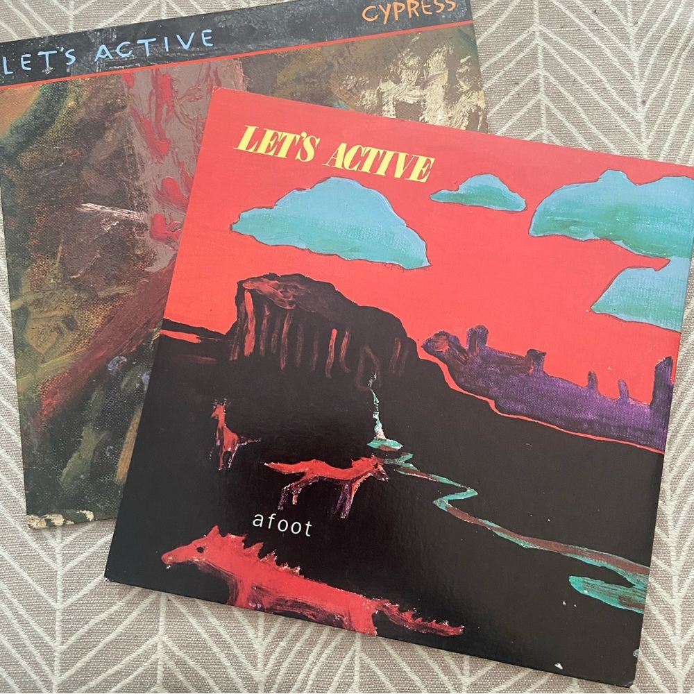 Vintage ’80s Let’s Active Albums Cypress & Afoot